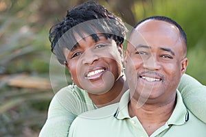 Attractive Happy African American Couple