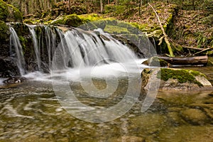 Attractive hike through the Hausbachklamm near Weiler im Allgau