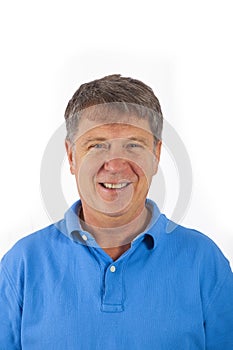 attractive man dressed casually in studio