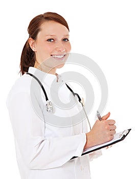 Attractive medical professional