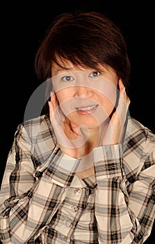 Attractive Middle aged Asian woman