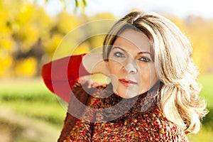 Attractive middle aged woman - portrait