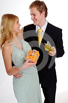 Attractive pair with gift