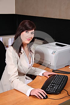 Attractive Receptionist