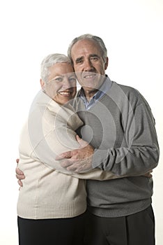 Attractive senior couple
