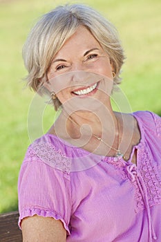Attractive Smiling Senior Woman