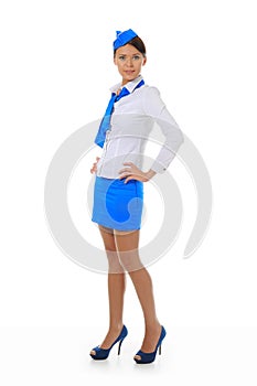 Attractive stewardess