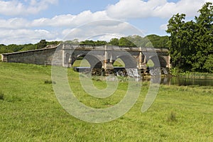 Attractive stone bridge in Derbyshire,UK