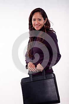 Attractive thirties asian businesswoman