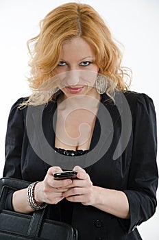 Attractive twenties caucasian woman