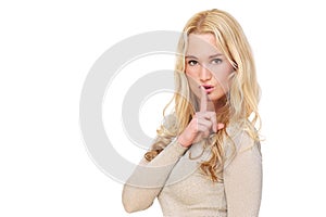 Attractive Woman with Secret