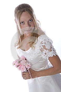 Attractive young bride