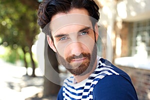 Attractive young man with beard