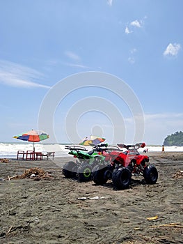 Atv on the beach