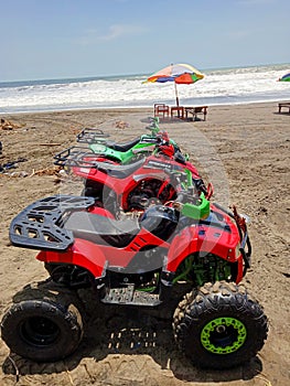 Atv on the beach