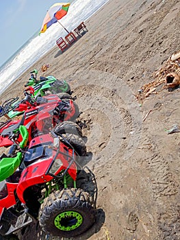 Atv on the beach