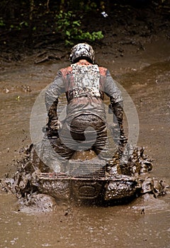 ATV in the mud photo