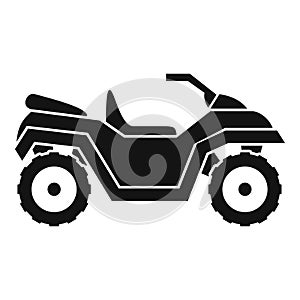 Atv quad bike icon, simple style