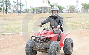 Atv or quad bike vehicle racer