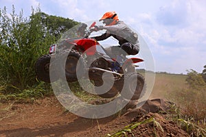ATV Rider Catching Some Air