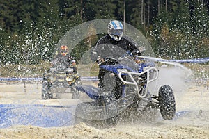 ATV splashing