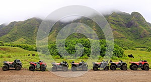 ATVs in a Row