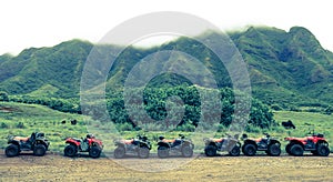 ATVs in a Row