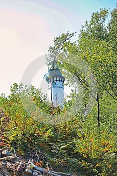 Au Sable Point Lighthouse Pictured Rocks National Lakeshore Michigan