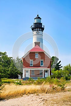 Au Sable Point Lighthouse Pictured Rocks National Lakeshore Michigan