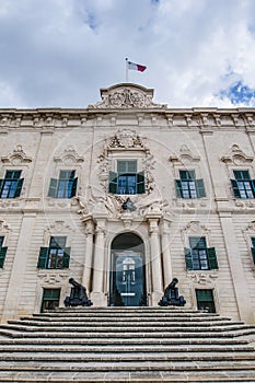 The Auberge de Castille in Valletta, Malta photo