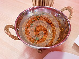 Aubergine dish from India