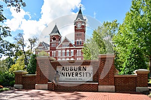 AUBURN, AL -OCTOBER 10,20 17: Auburn University located in Auburn, Alabama