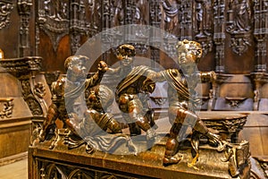 Auch Cathedral (Cathedrale Sainte-Marie d Auch), UNESCO site, Midi-Pyrenees, France