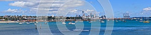 Auckland city skyline panorama