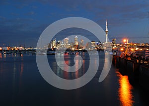 Auckland harbor