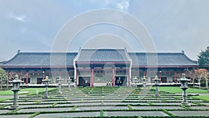 AUCKLAND, NEW ZEALAND- June 27, 2020- Blessing Open Day at Fo Guang Shan Buddhist Temple. Horizontal view.