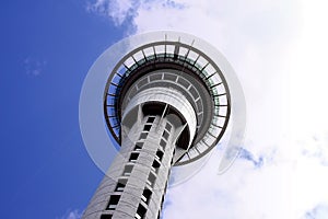 Auckland Skytower Viewed From Below