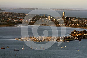 Auckland, View from skytower ,New Zealand