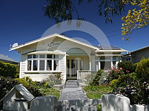 New Zealand: classic Auckland wooden bungalow home photo