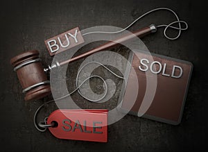 Auction gavel photo