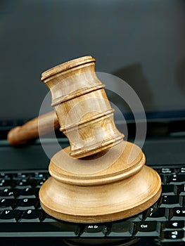 Auction gavel and technology