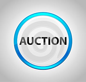Auction Round Blue Push Button