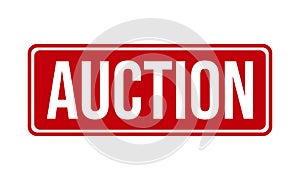 Auction Rubber Stamp. Auction Grunge Stamp Seal Vector Illustration