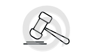 Auction icon flat design best vector icon