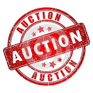 Auction vector stamp