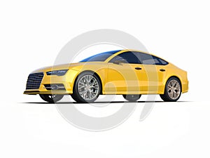 Audi A7 Isolated on White Executive Car