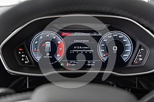 Audi digital speedometer cluster 2020