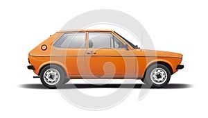 Audi 50 isolated on white background photo