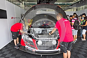 Audi LMS Cup 2013 Pit Work Shop