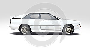 Audi Quattro isolated